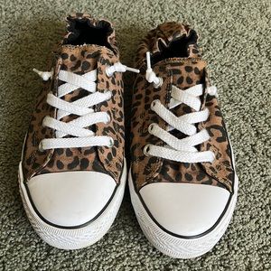 Leopard Slip on shoes